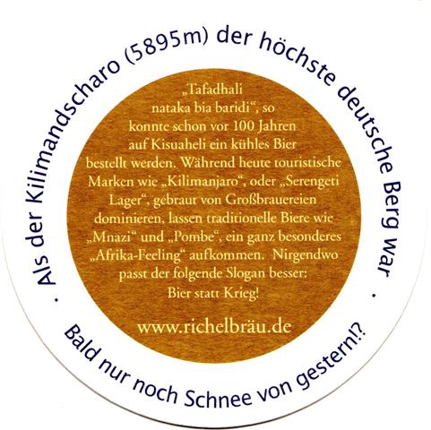 münchen m-by richel krieg 6b (rund200-als der kili-braunblau) 
